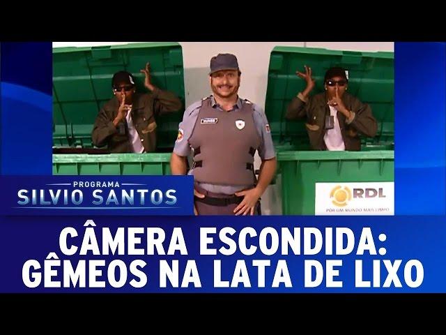 Câmeras Escondidas (13/03/16) - Gêmeos na lata de Lixo