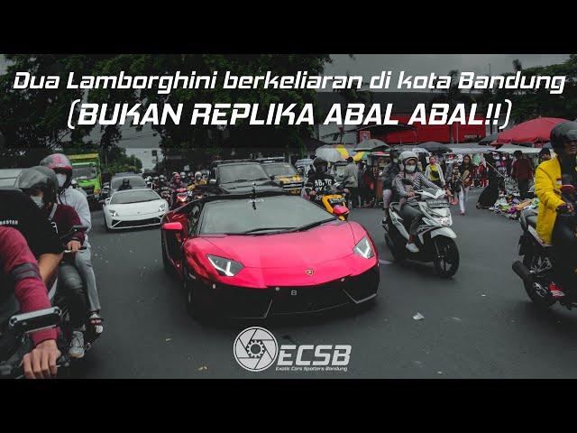 [REAKSI PUBLIK] Duo Lamborghini (BUKAN REPLIKA ABAL-ABAL!) Mengamuk di Jalanan Kota Bandung!