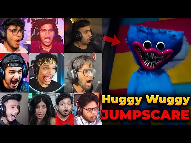 Indian Gamers React to Huggy Wuggy's Entry JUMPSCARE in Poppy Playtime CHAPTER 1