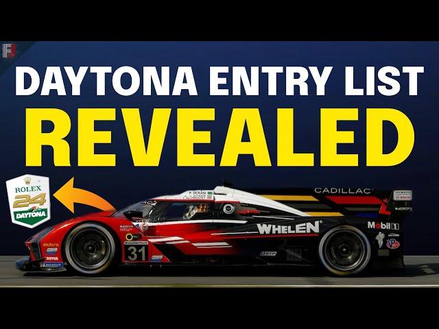 2025 Rolex 24 at Daytona Entry List REVEALED