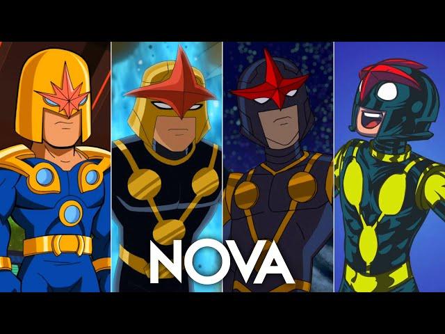 Evolution of Nova in cartoons