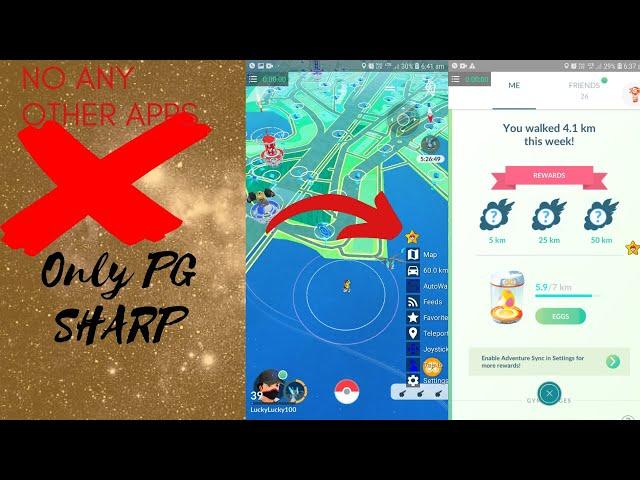 How to auto walk in PG SHARP ? || No need to download any other apps to auto walk in PG SHARP .