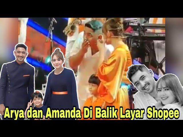 Keseruan Arya Saloka dan Amanda Manopo Di Balik Layar Shopee Big Ramadhan Sale