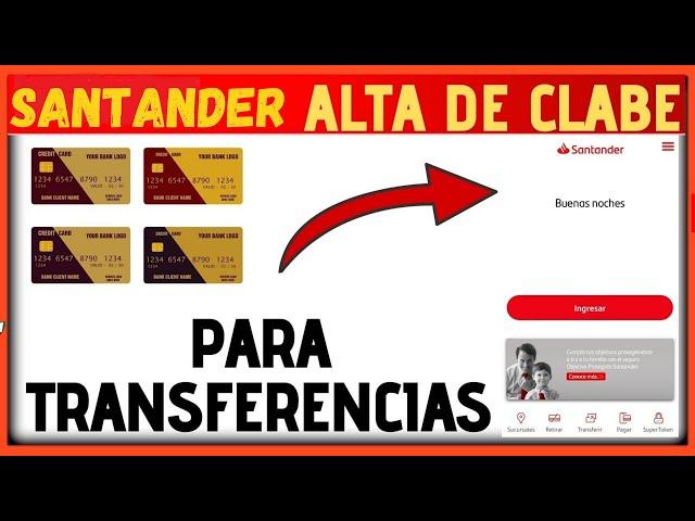 Como dar de alta  Números de CUENTAS en Santander móvil para transferir 2024