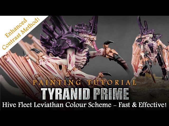 How to Paint Leviathan Tyranid Prime Full Painting Tutorial - Warhammer 40K 10th Edition