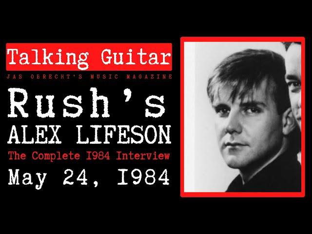 Rush’s Alex Lifeson: The Complete 1984 “Grace Under Pressure” Interview