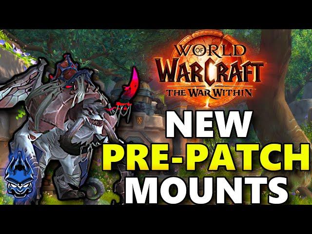 NEW Mounts Coming in War Within Pre-Patch Event & MORE World of Warcraft NEWS