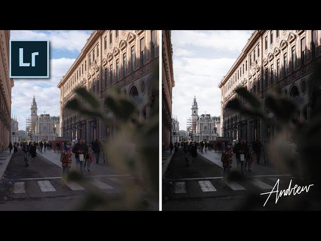 HOW TO CREATE A PRESET ON LIGHTROOM | TUTORIAL Andrew