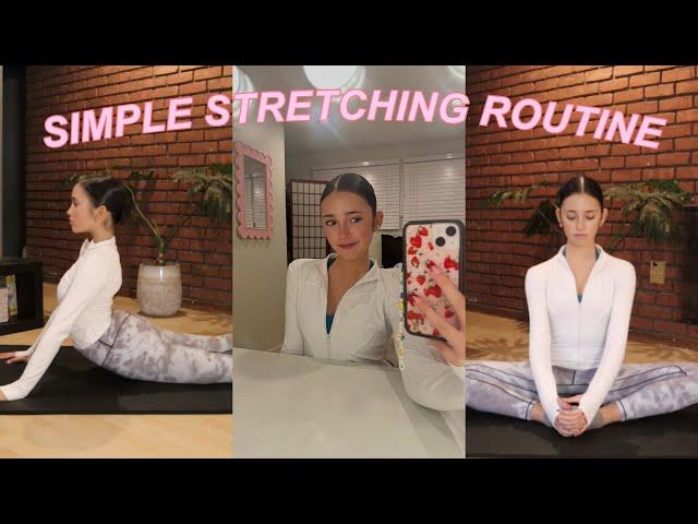 simple stretching routine 🩰 vlogmas day 10 