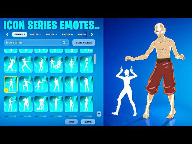 ALL ICON SERIES DANCE & EMOTES IN FORTNITE! #7