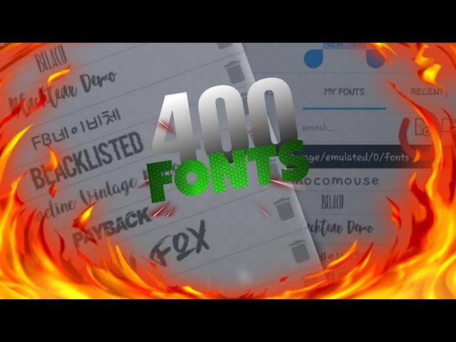 400+ Fonts Pack For Pixellab Zip file || Font Pack || VTYC || 2021 ||#fonts #editing #android