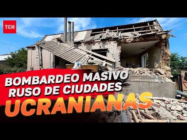 Bombardeo masivo ruso de ciudades ucranianas | Масований російський обстріл міст України