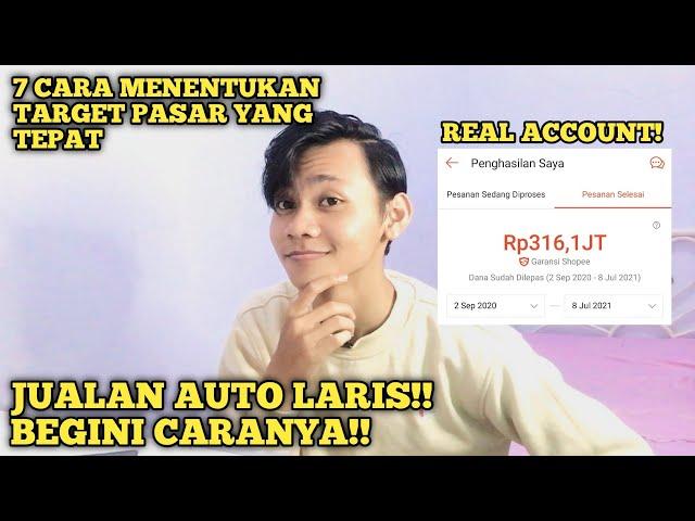 JUALAN LANGSUNG LARIS PAKE CARA INI! 7 Cara Menentukan Target Market-Bisnis Modal Kecil Untung Besar