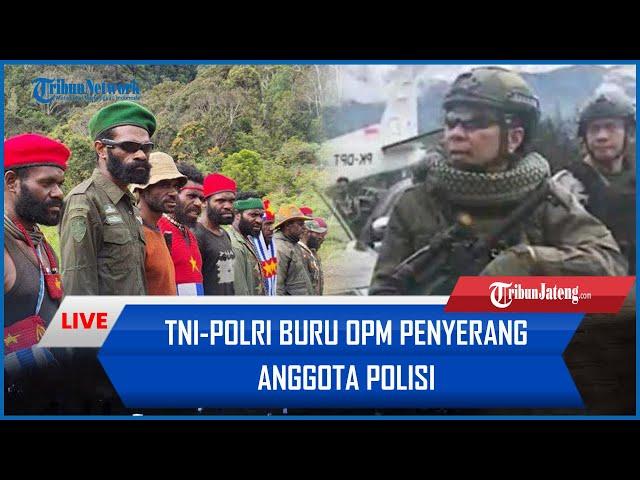  Suara Tembakan Bersahutan, TNI-Polri Buru OPM Penyerang Anggota Polisi