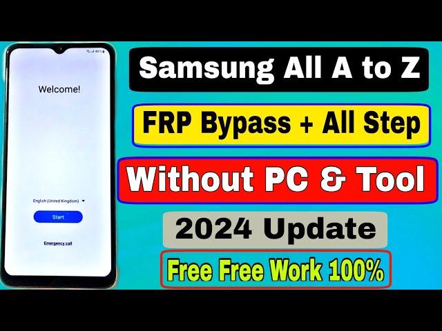 Finally Without PC/Tool 2024:- Samsung Frp Bypass Android 12/13 | Google Lock Remove New Update