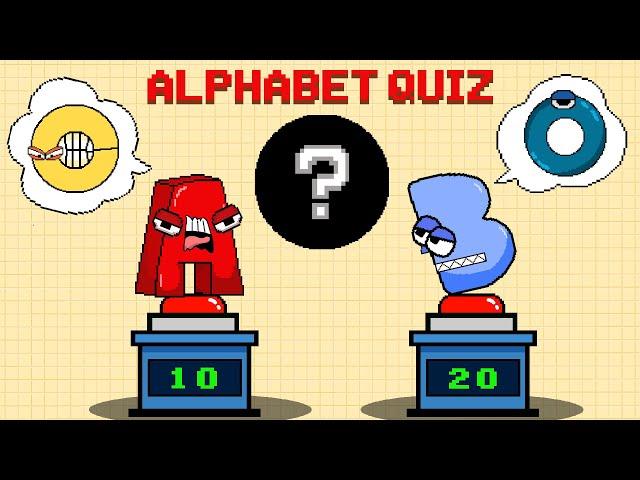 Alphabet Lore BEST QUIZ (A - Z...) | Guess The Alphabet Lore Character? Game Animation