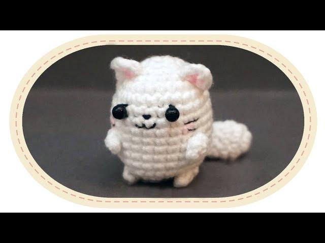 Вязаный кот амигуруми. Crochet cat amigurumi.