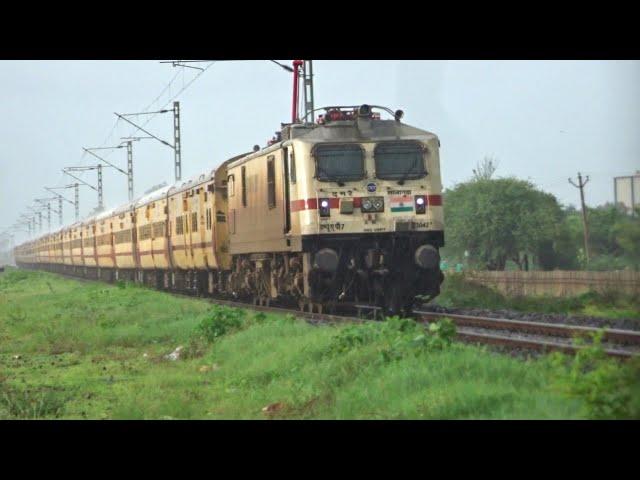 22718 SECUNDERABAD-RAJKOT SUPERFAST TRAINS WITH DIFFERENT LOCOMOTIVES COMPILATION VIDEO