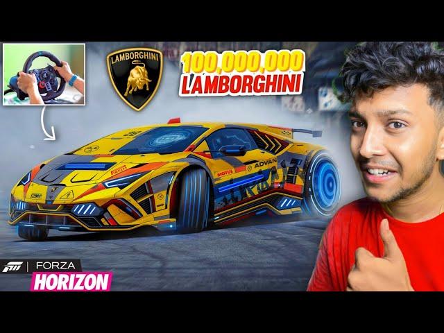 FINALLY I GOT THE MOST RAREST LAMBORGHINI CAR!   Forza horizon 5 - LOGITECH G29