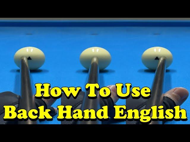 Pool Lesson: How To Apply Back Hand English