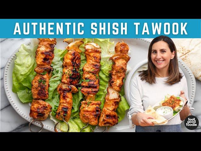 AUTHENTIC Lebanese Chicken Kabobs | Shish Tawook