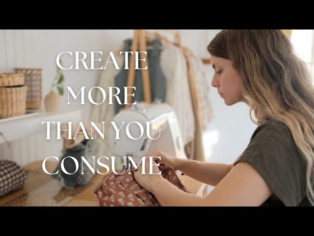 It Is Time To Create More Than You Consume