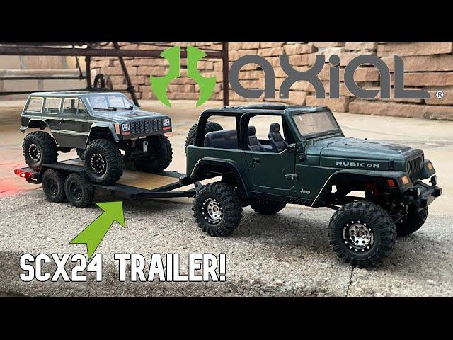 NEW Axial Scx24 Trailer! Full Unboxing And Review!