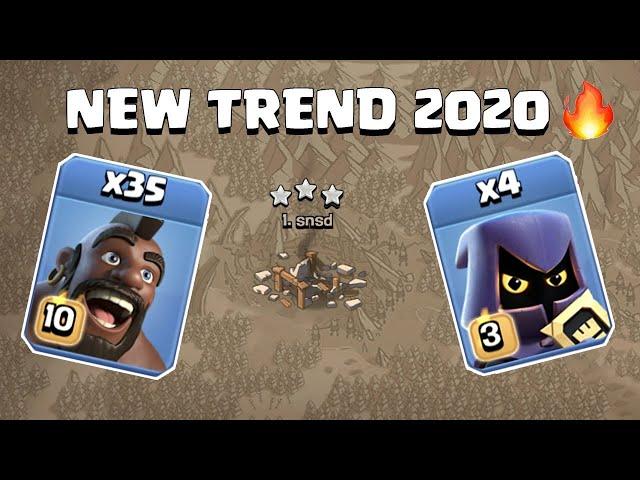 This is Lit  | Hog + HeadHunter Attack Strategy Clash of Clans - COC