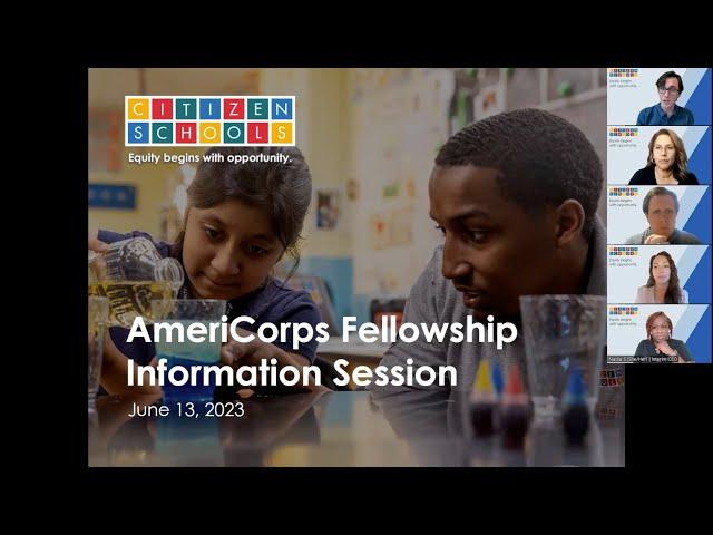 AmeriCorps Fellowship Information Session (6/13/23)