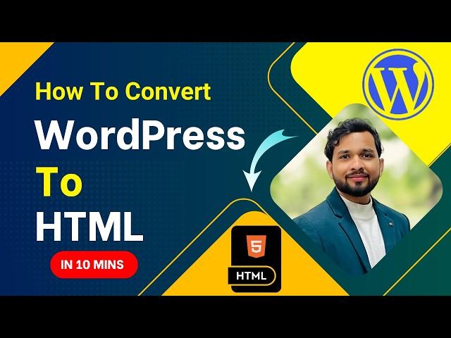 How to Easily Convert WordPress Website to HTML.