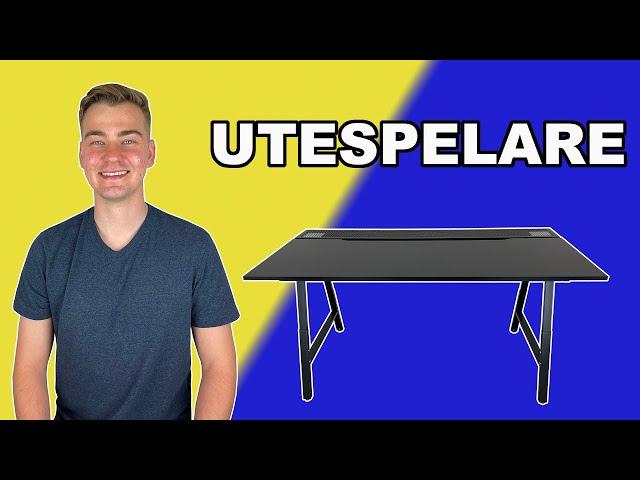 UTESPELARE Gaming Desk IKEA Tutorial