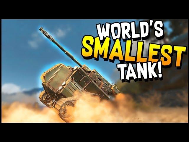 Crossout - WORLD'S SMALLEST TANK GETS EPIC BACKFLIP KILL! - Crossout Gameplay