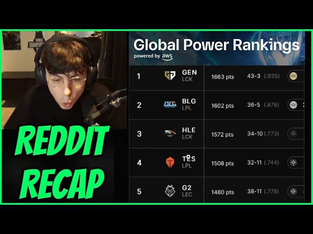 Official LoL Esport Team Power Rankings & Scout Back At Worlds?