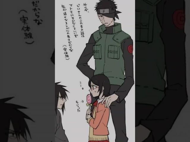 Obito and Madara is with new Uchiha  #naruto #madara #obito #sarada