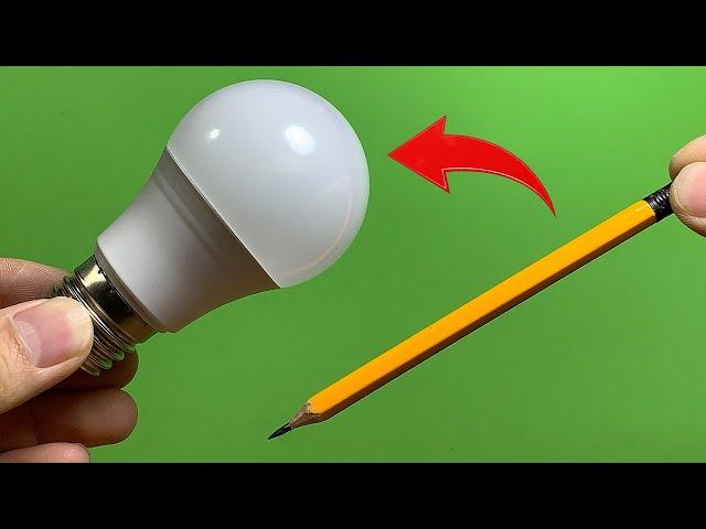 Just Use a Common Pencil and Fix All the LED Lamps in Your Home! How to Fix or Repair LED Easy