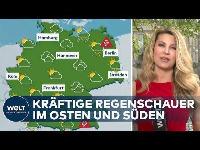 WETTER AM DIENSTAG: Sonnig im Westen - Nass im Osten und Süden | Wetteraussichten Deutschland