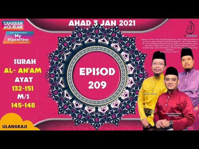 [VIDEO & NOTA] JUZ 8 EPISOD 209-ULANGKAJI MY #QURANTIME, AL-AN'AM 132-151 M/S 145-148