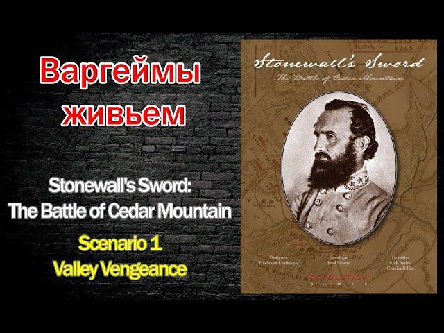 Варгеймы живьем - Stonewall's Sword: The Battle of Cedar Mountain