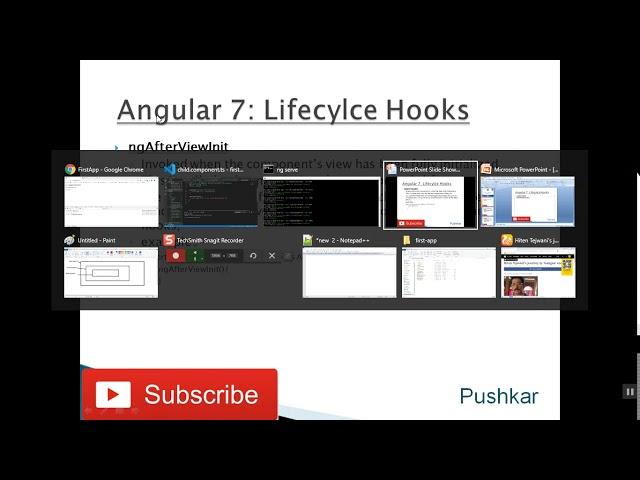 Angular 7 -  ngAfterViewInit and ngAfterViewChecked lifecycle hook