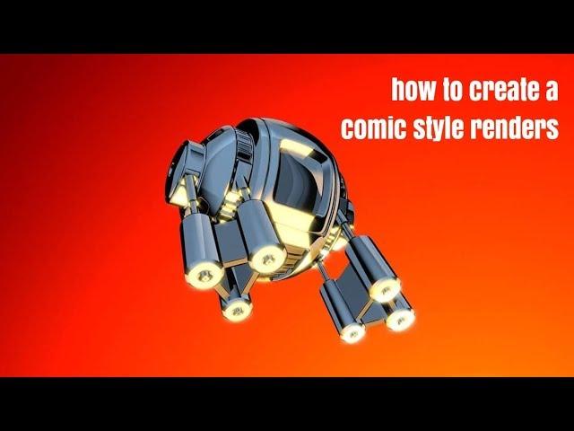 Blender - creating 80s comic look using the compositor