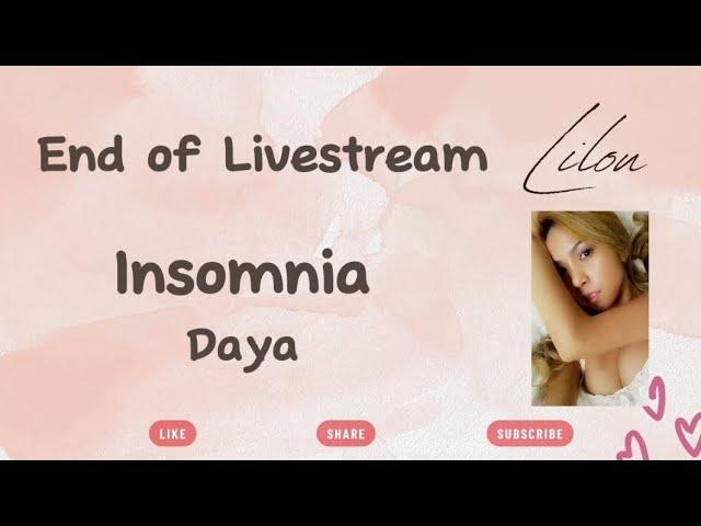 Insomnia - Daya (Cover by Lilou)