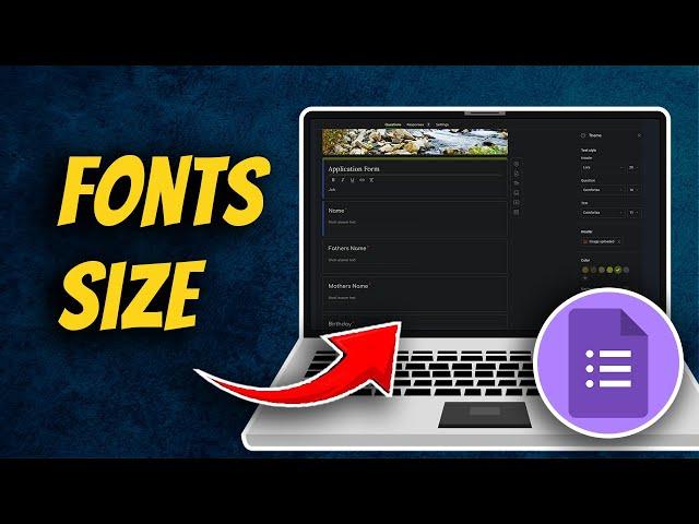 How To Increase & Decrease Font Sizes On Google Form