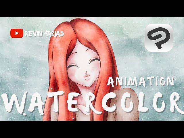 Como hacer una Animación estilo Acuarela en Clip Studio PAINT | Kevin Farias