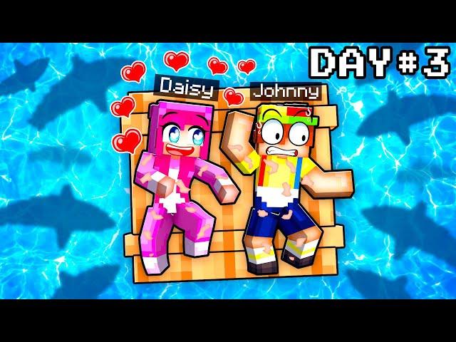 STRANDED AT SEA With My CRUSH In Minecraft!