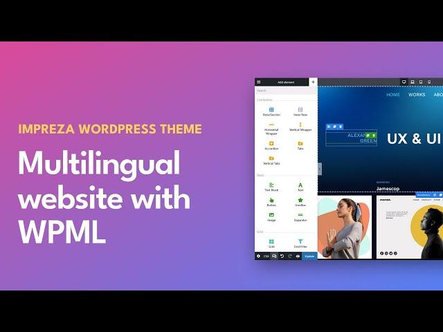 Building a multilingual website with WPML