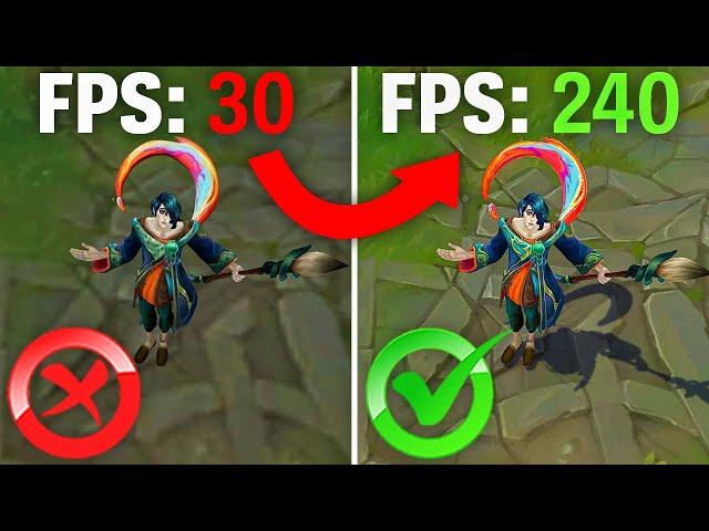 How To OPTIMIZE FPS In League of Legends 2024