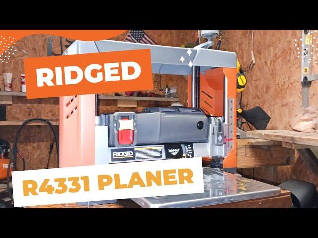 Review Ridged R4331 thickness planer