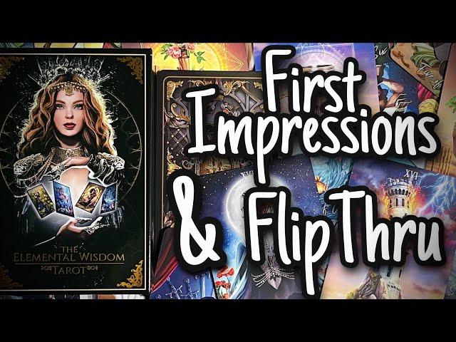 The Elemental Wisdom Tarot | 1st Impressions & Deck FlipThru