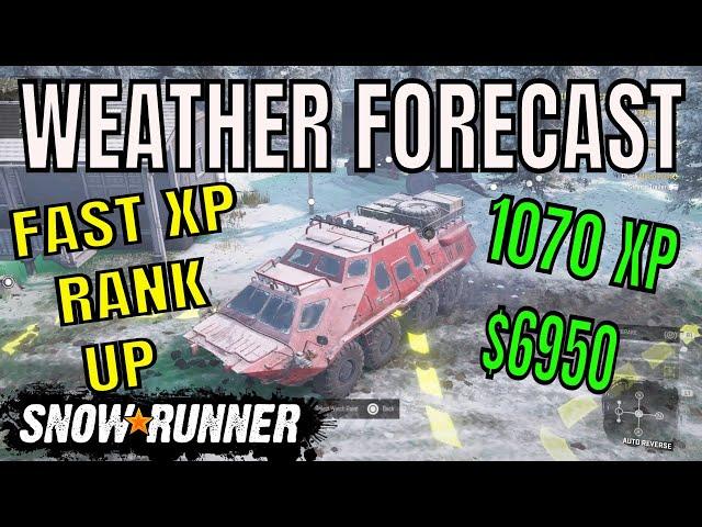 Snowrunner Rank Up Best way to Rank Up Unlimited XP Snowrunner