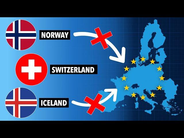 Switzerland, Norway and Iceland REFUSE to join the EU. Why?